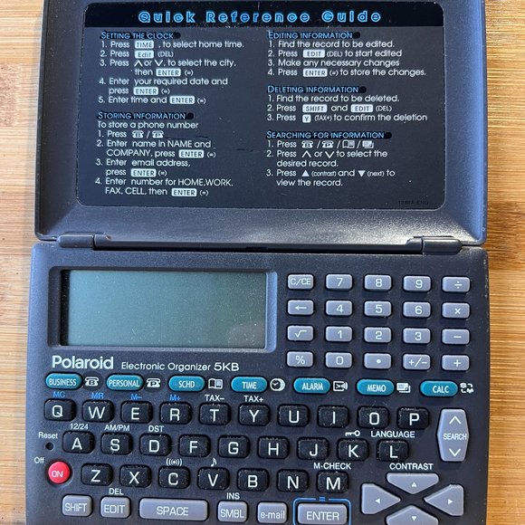 Polaroid PDA Electronic Organizer 5KB Personal‎ Pocket PC Calculator - Picture 1 of 3